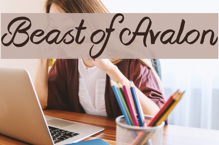 Beast of Avalon Font examples