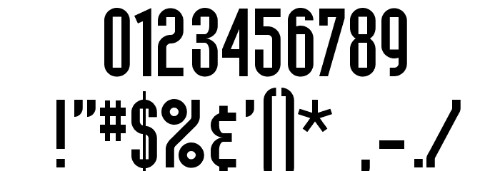 Beast vs SpreadTall Font OTHER CHARS