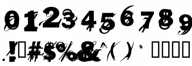 Beast Font OTHER CHARS