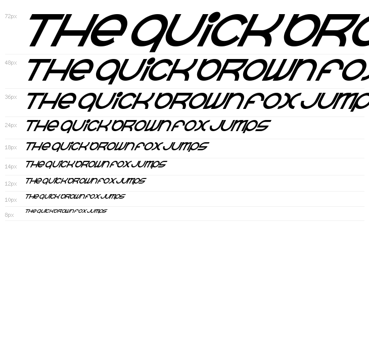 BeastModeBoldItalic Waterfall