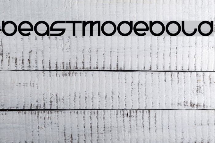 BeastModeBold Шрифта examples