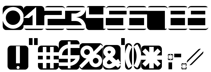 BeastModeInverted Font OTHER CHARS