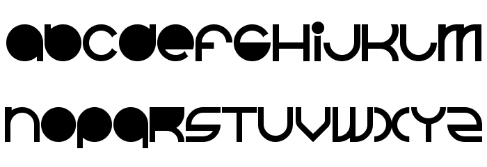 BeastModeSolid Font LOWERCASE
