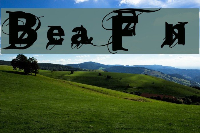 Beast Font examples