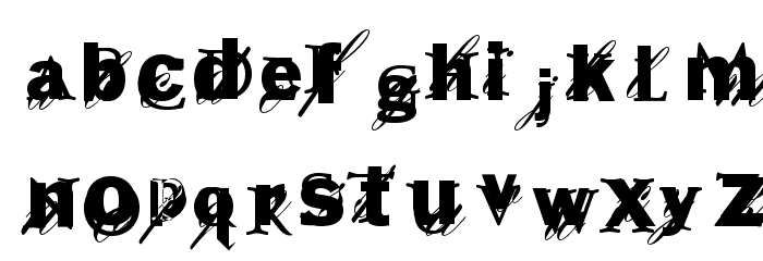 Beast Font LOWERCASE