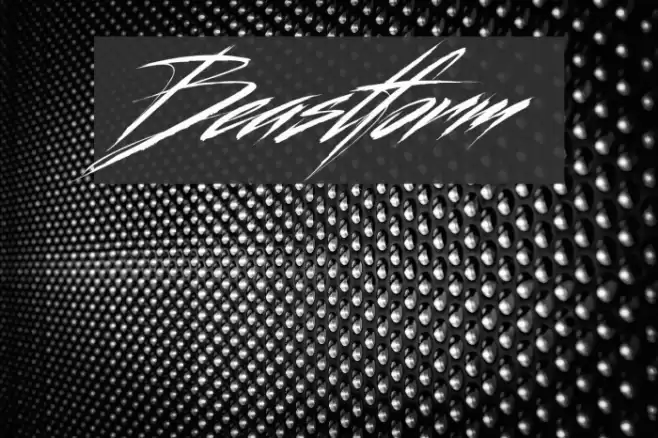 Beastform Font examples