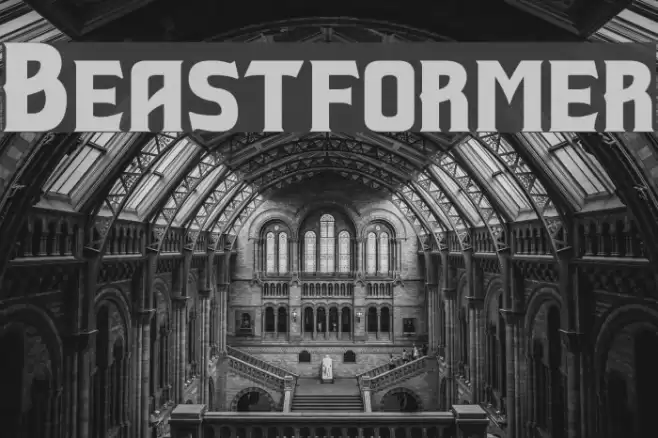 Beastformer Font examples