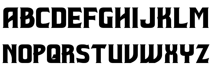 Beastformer Font LOWERCASE