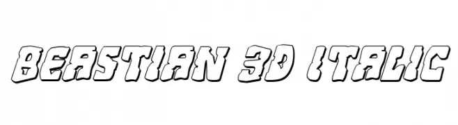 Beastian 3D Italic 
