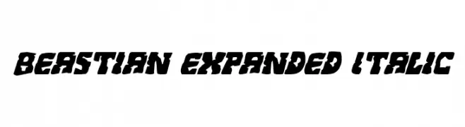 Beastian Expanded Italic 