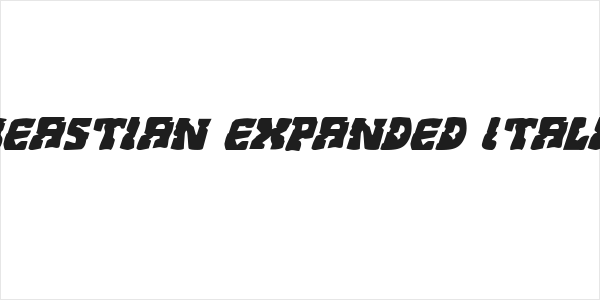 Beastian Expanded Italic Logo