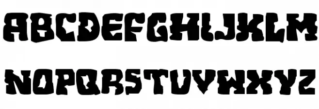 Beastian Expanded フォント 大文字