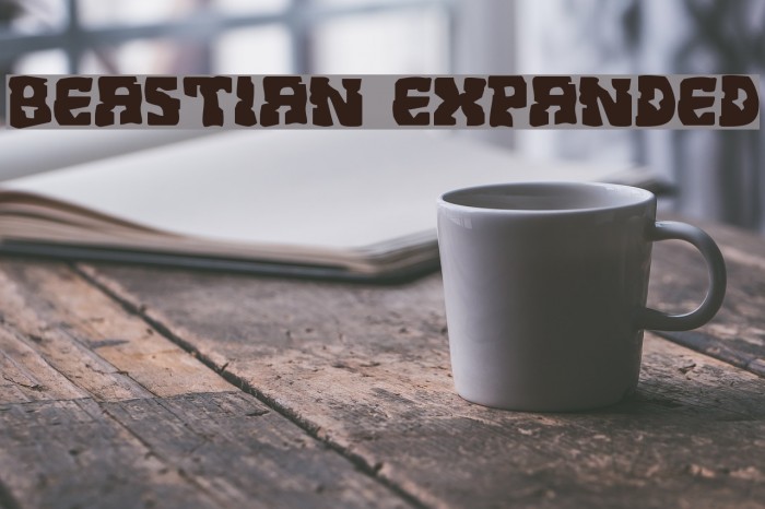 Beastian Expanded Font examples