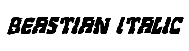 Beastian Italic Font