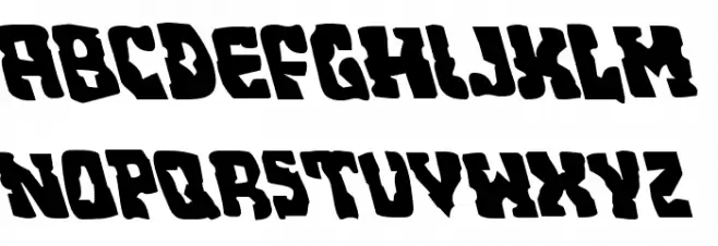 Beastian Leftalic Schriftart Groß