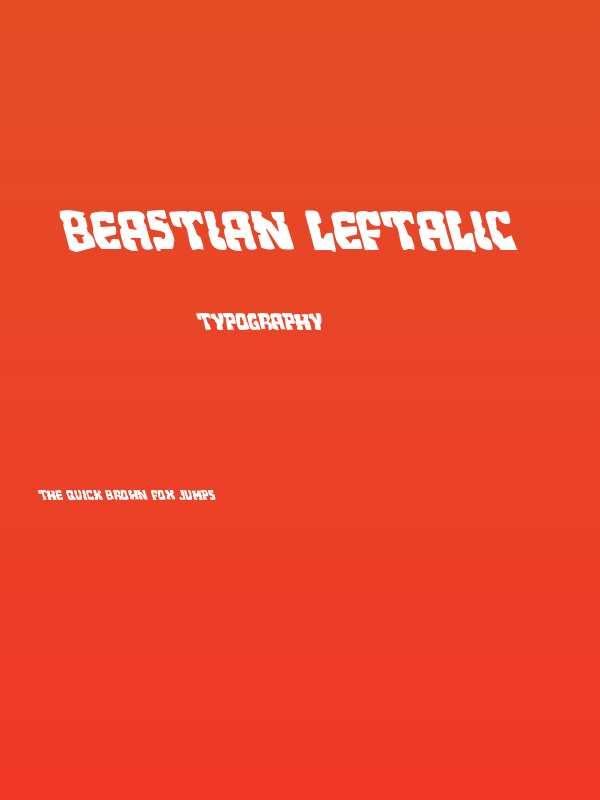 Beastian Leftalic Poster