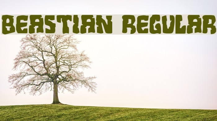 Beastian Regular Font examples