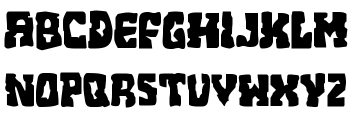 Beastian Regular Font LOWERCASE