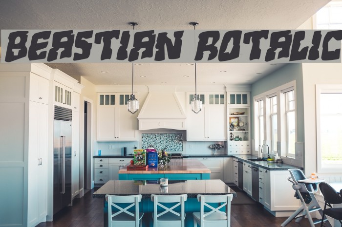 Beastian Rotalic Font examples