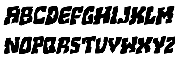Beastian Rotalic Font LOWERCASE