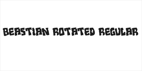 Beastian Rotated Regular Logo