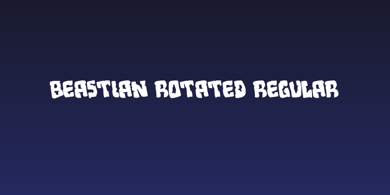 Beastian Rotated Regular Social Header