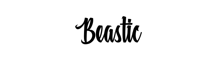 Beastic  Frei Schriftart Herunterladen