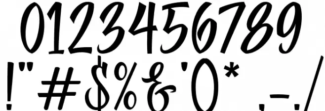 Beastic Font OTHER CHARS