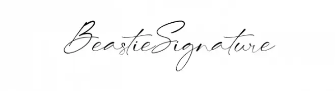 BeastieSignature  Descarca Fonturi Gratis
