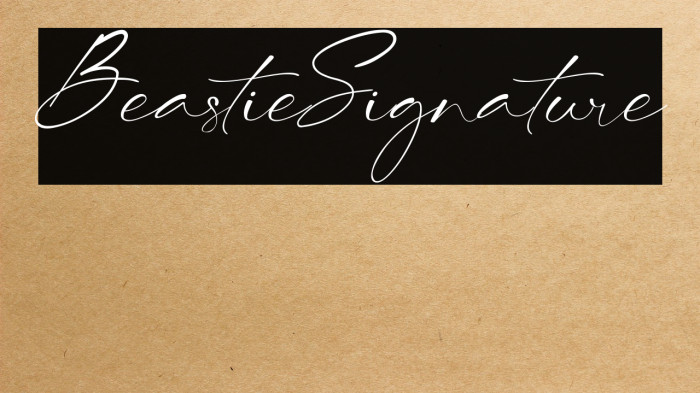 BeastieSignature Example 2