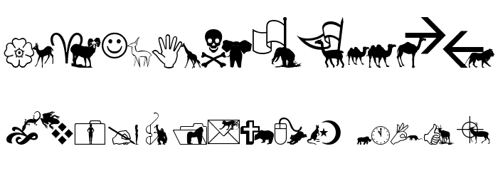 BeastlyBats Font OTHER CHARS