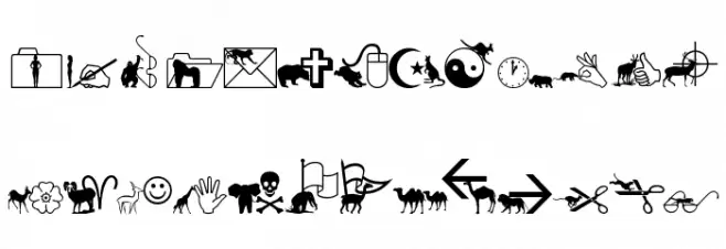 BeastlyBats Schriftart Groß