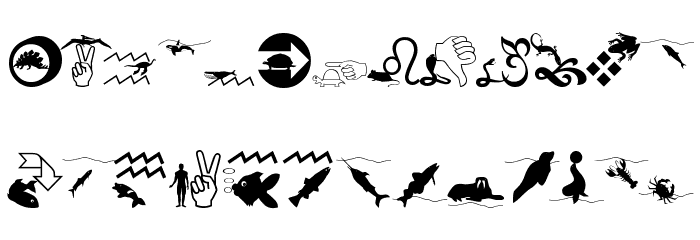 BeastlyBats Font LOWERCASE