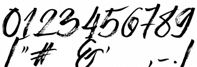 Beastmachine Font OTHER CHARS