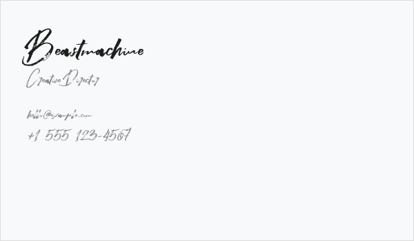 Beastmachine Business Card