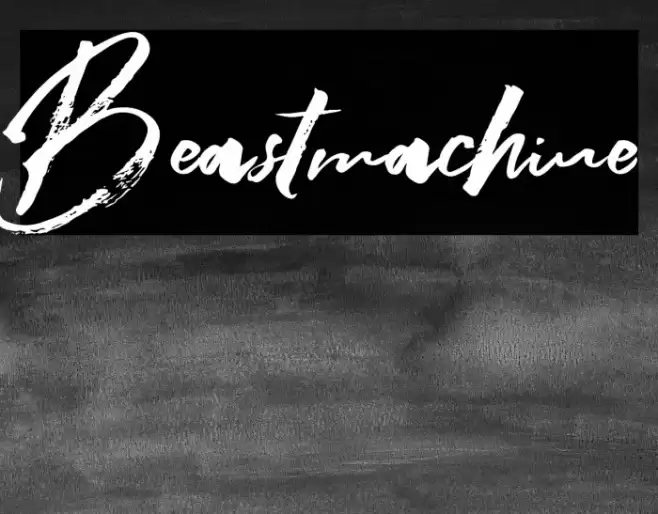 Beastmachine Font examples