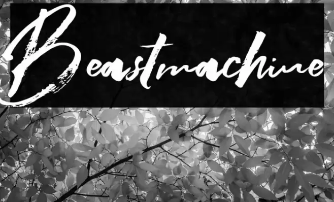 Beastmachine Font examples