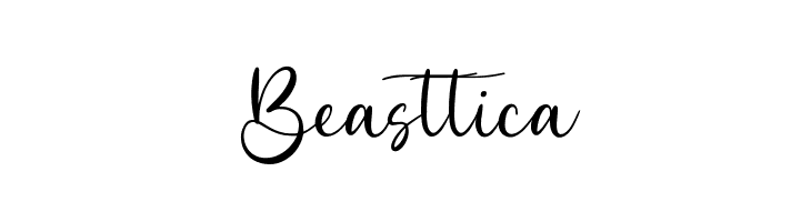 Beasttica  Frei Schriftart Herunterladen