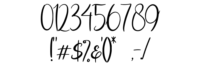 Beasttica Font OTHER CHARS