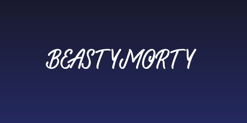 Beasty Morty Social Header