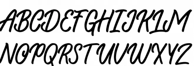 BeastyMorty Font UPPERCASE