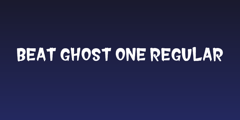 Beat Ghost One Regular Social Header