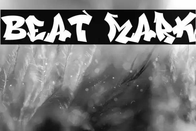 Beat Mark Font examples