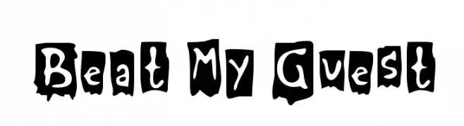 Beat My Guest  Free Fonts Download