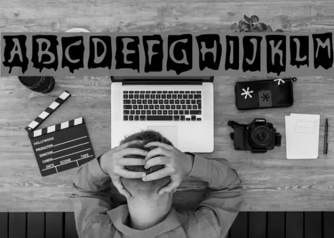 Beat My Guest Font examples