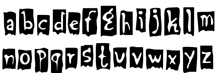 Beat My Guest Font LOWERCASE