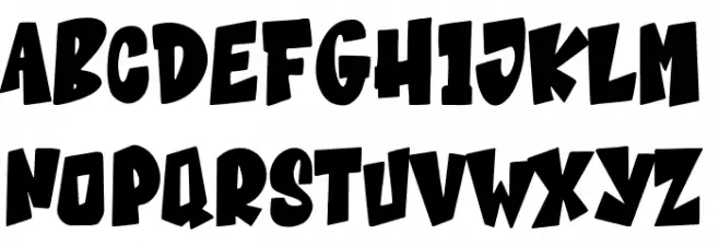 Beat Word demo Schriftart Groß