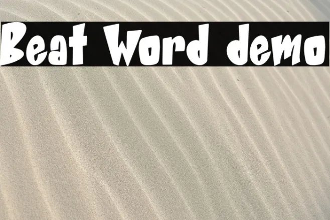 Beat Word demo Example 1