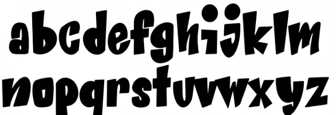 Beat Word demo 字体 小写