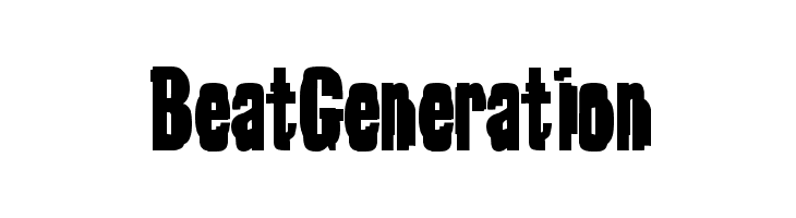 BeatGeneration  नि: शुल्क फ़ॉन्ट्स डाउनलोड
